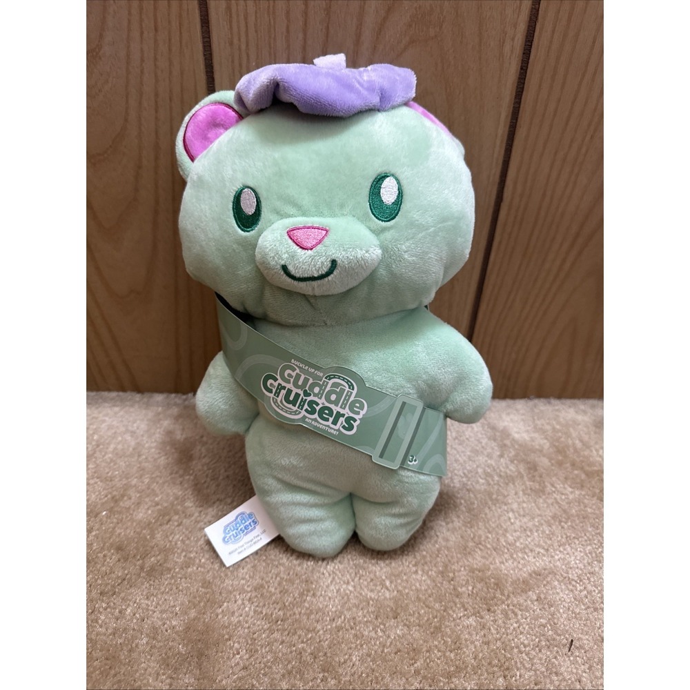 Cuddle Cruisers Miles the Bear Plush Bear Green/Purple Washable Small 2026
